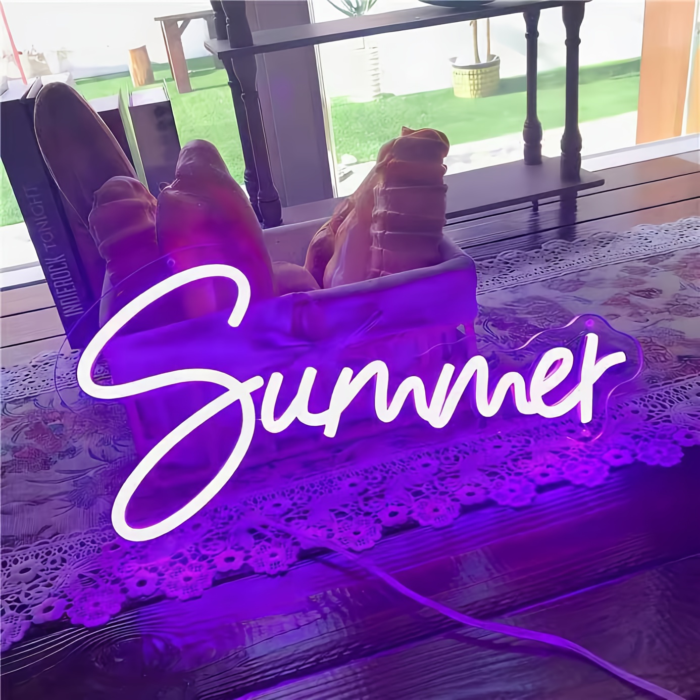 Neon Sign Party - Insegna al neon personalizzata, luce regolabile