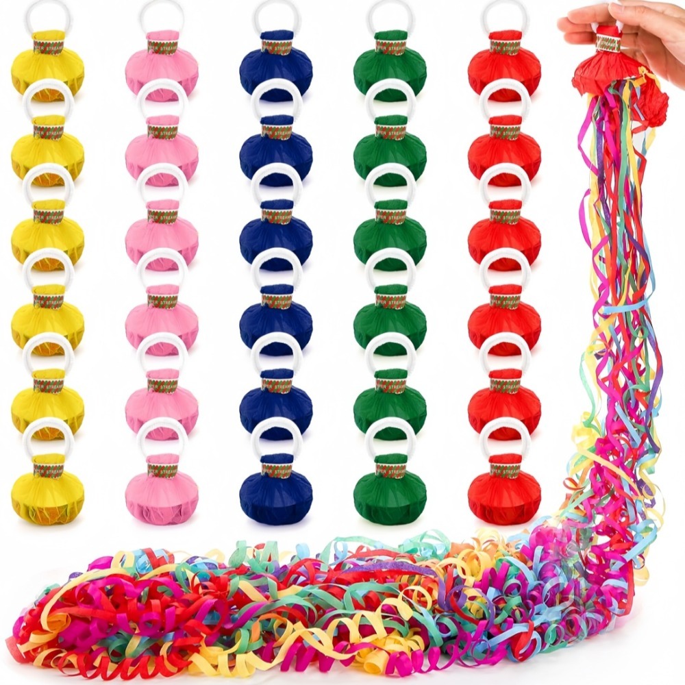 Confetti Cannon Tube - 10 pz Nastro da lancio a