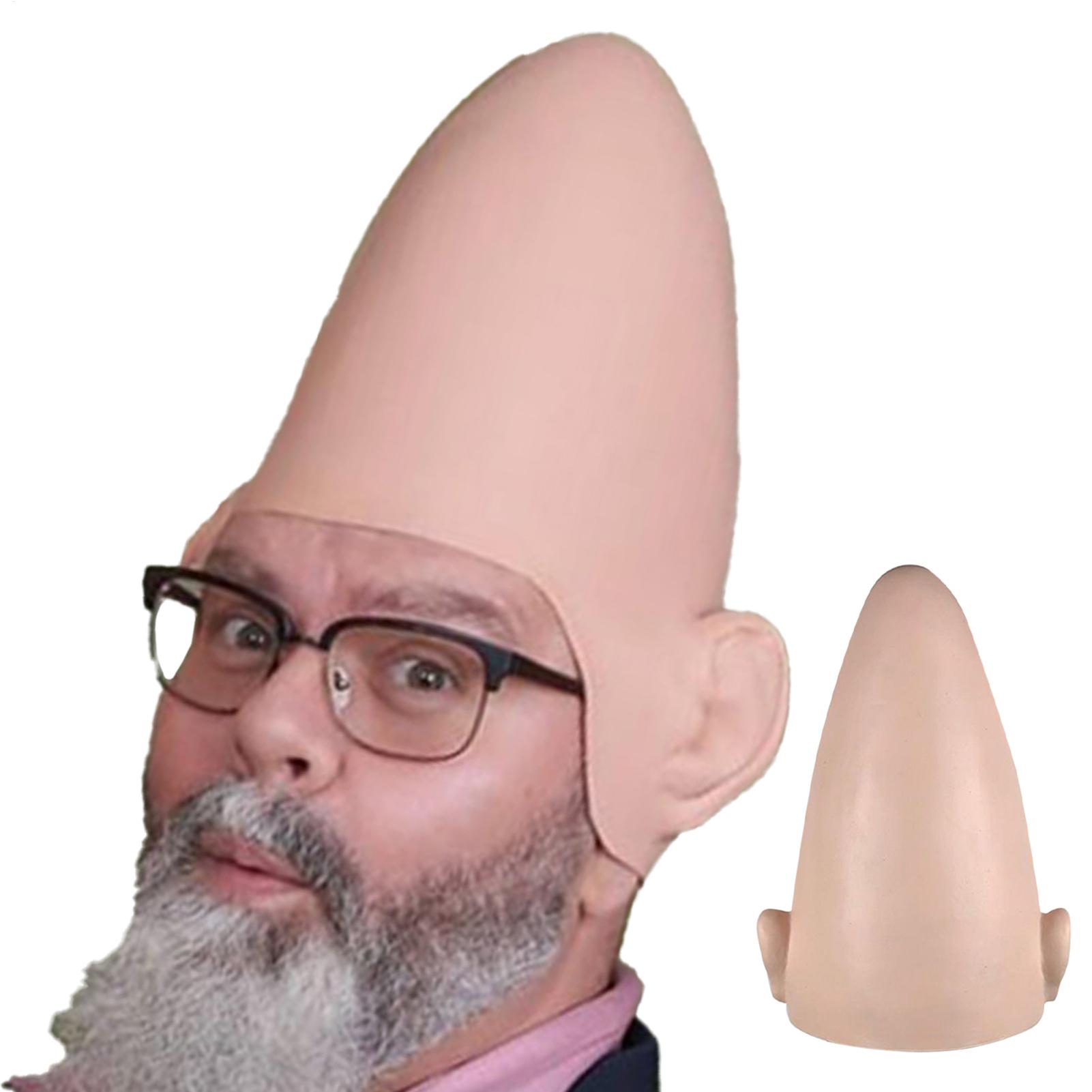 Party Hat Cone - Maschera/Copricapo in lattice da alieno calvo