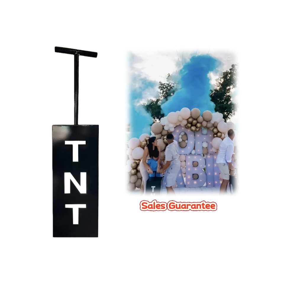 Confetti Cannon Tube - Set Cannon Control TNT per Rivelazione