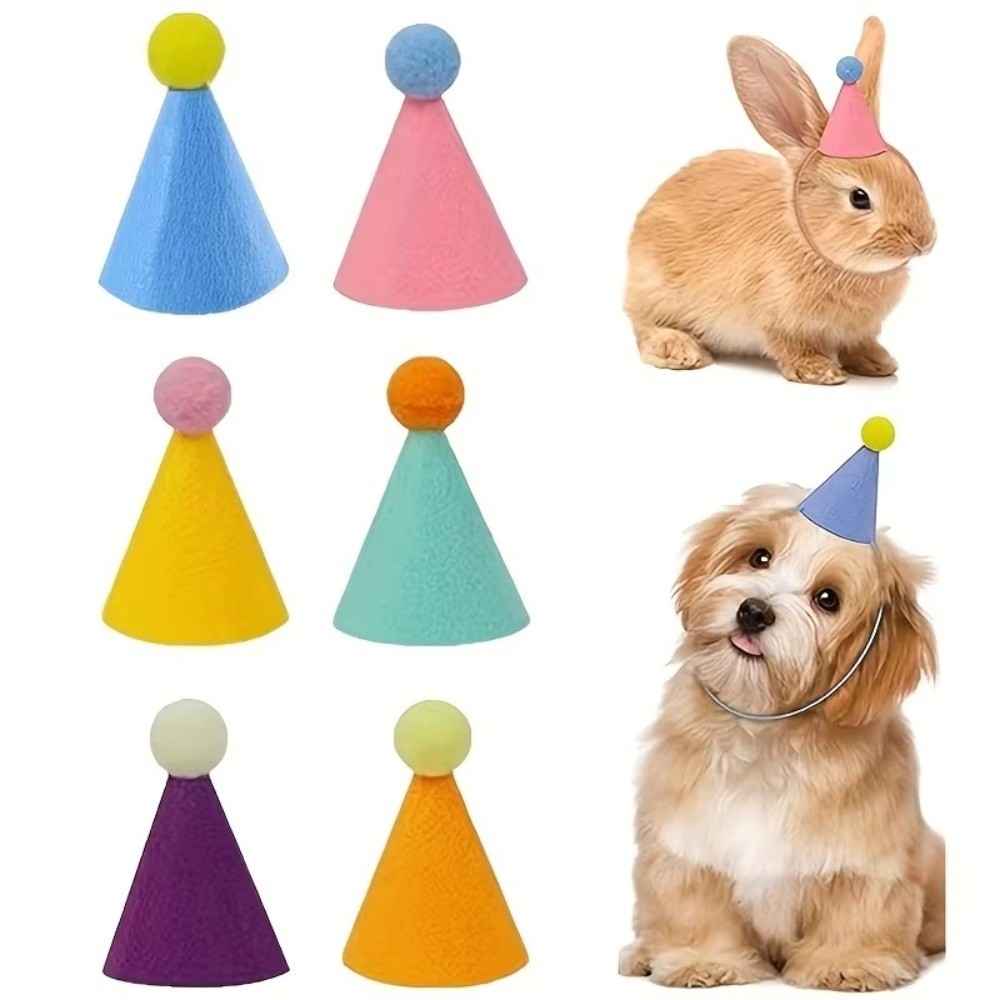 Party Hat Cone - Set da 6 pezzi riutilizzabili Mini