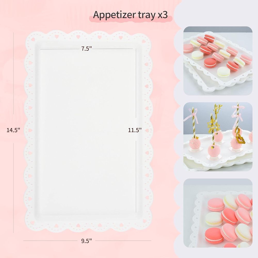 Set di 5 Alzatine per Torte co - Cupcake Stand Tier recensione e prezzo