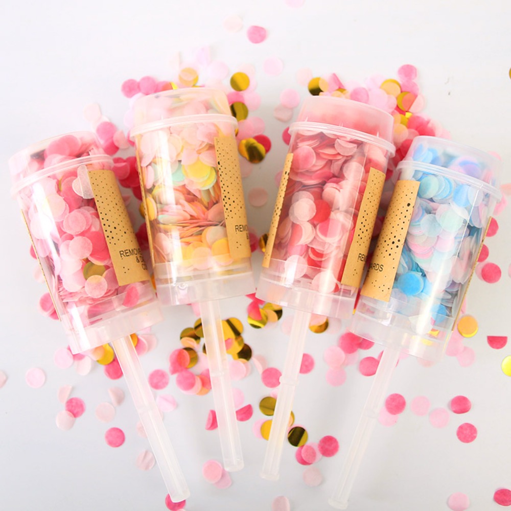 1 pz rotondo Push Up coriandol - Confetti Cannon Tube recensione e prezzo